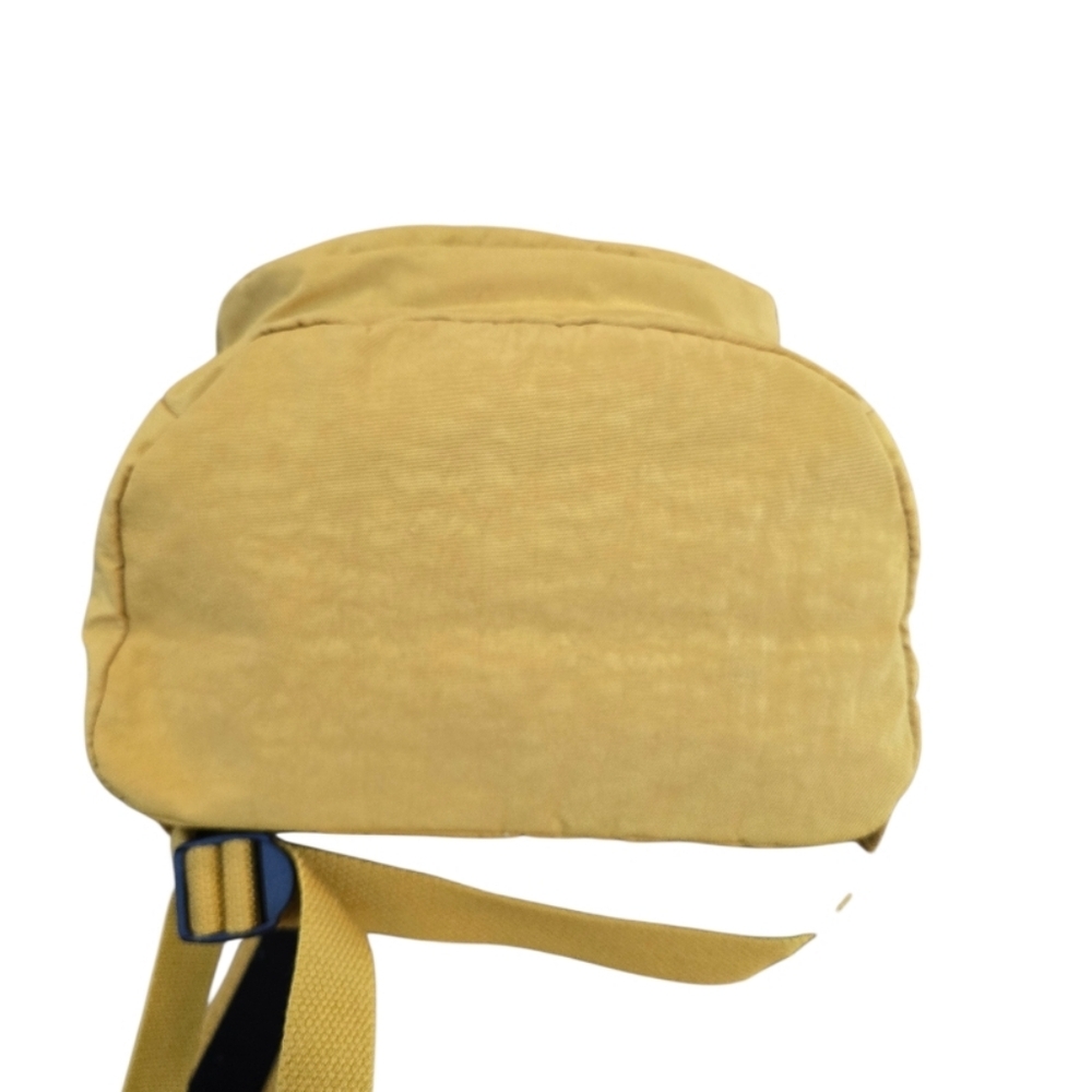Kipling Mustard Yellow Nylon Backpack with Monkey Charm - Picture 6 of 15